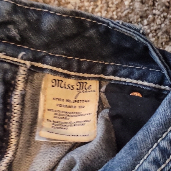 Miss Me Dark Blue Denim Jeans - Picture 8 of 8